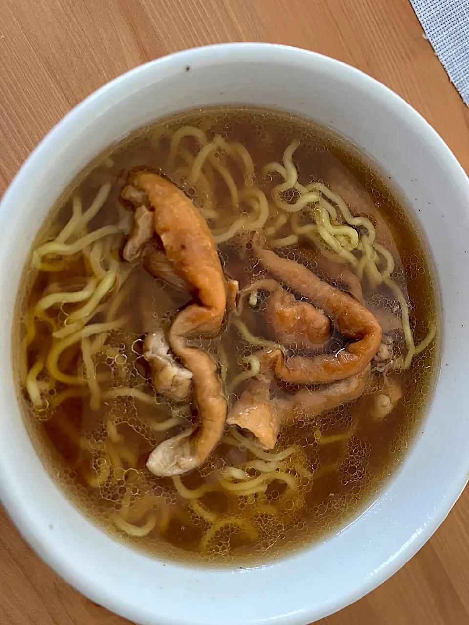 Snapdishの料理写真:退院直後の鶏皮ラーメン|Mikoshiba Kazutoshiさん