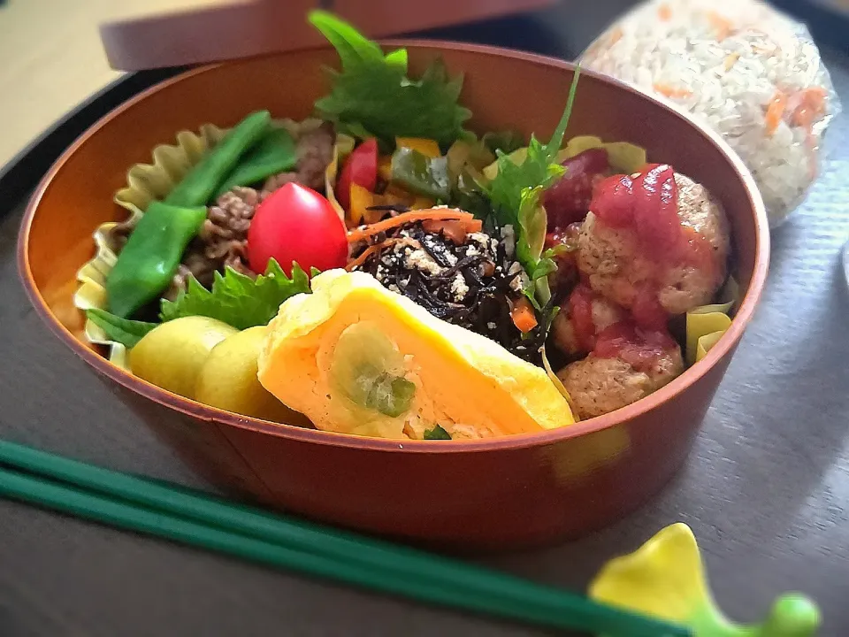 【冷凍作り置き】チンして詰めるだけ弁当|🌼さん