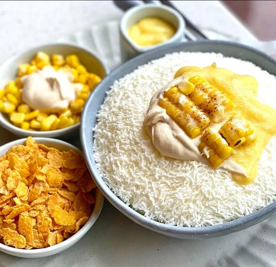 Sweet Corn Caramel Cheese Cake Bingsu 🌽🍧🤤
...
...
Mmmm... Super Yummylicious! 🥰💖|An'leeさん