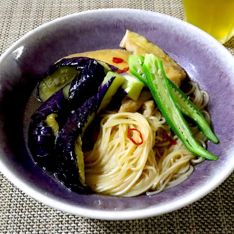 Snapdishの料理写真:香川県の郷土料理 なすそうめん|かおるさん