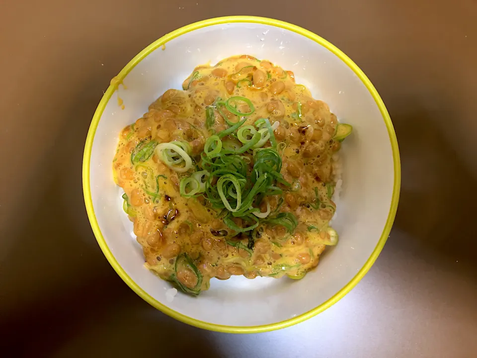 納豆丼|ばーさんさん