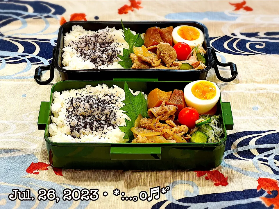 Snapdishの料理写真:2023/07/26お弁当〜♡|いく❤️さん