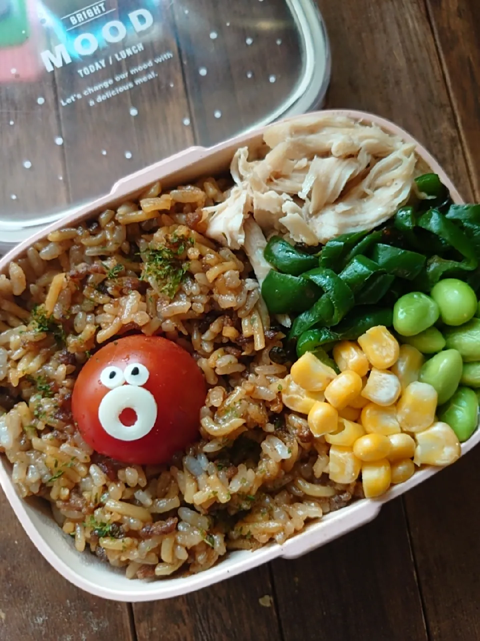 漢の…次女用🍱ダブルソースのそばめし弁当|ᵏᵒᵘさん