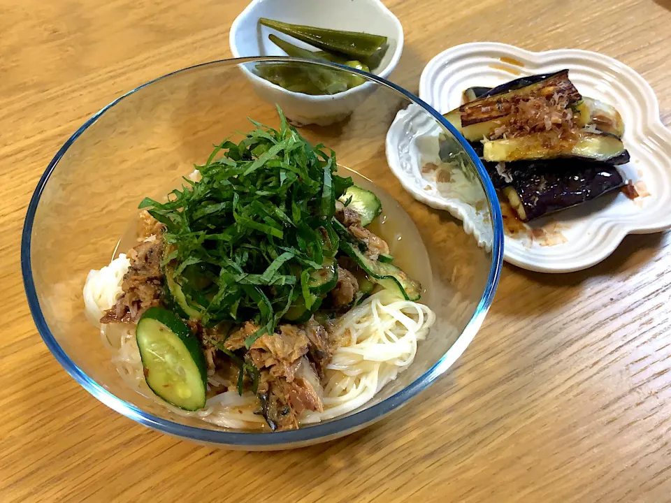 冷や汁そうめん☺️|さおりさん