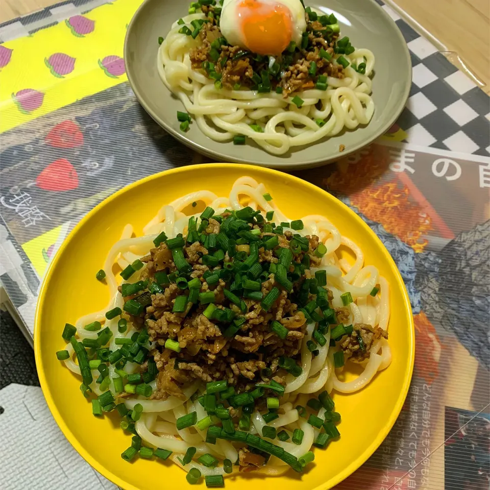 Snapdishの料理写真:肉みそうどん♬|panchiさん