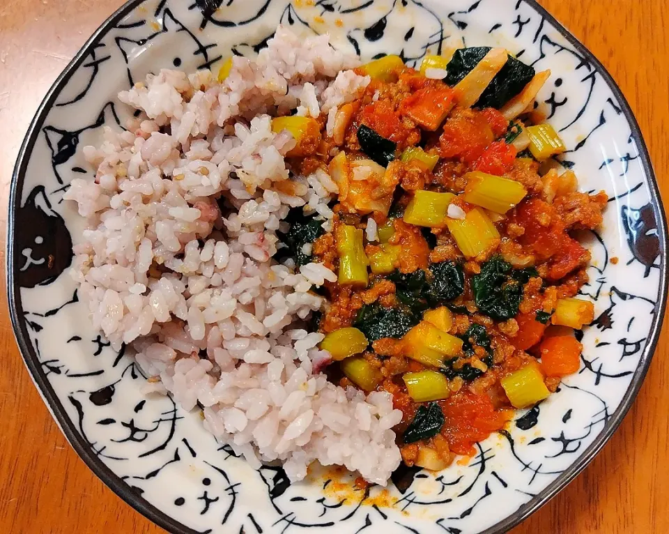 2023 0717　ボロネーゼご飯をカレーに🍛|いもこ。さん