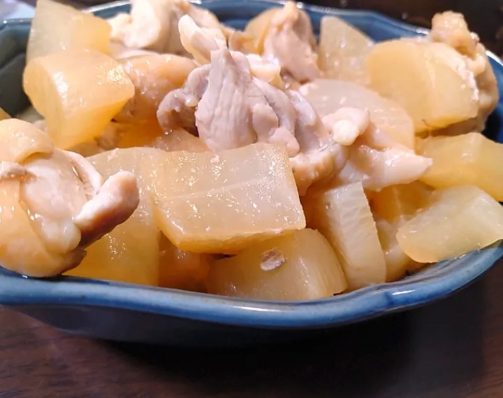 鶏と大根の煮物|土鳩さん