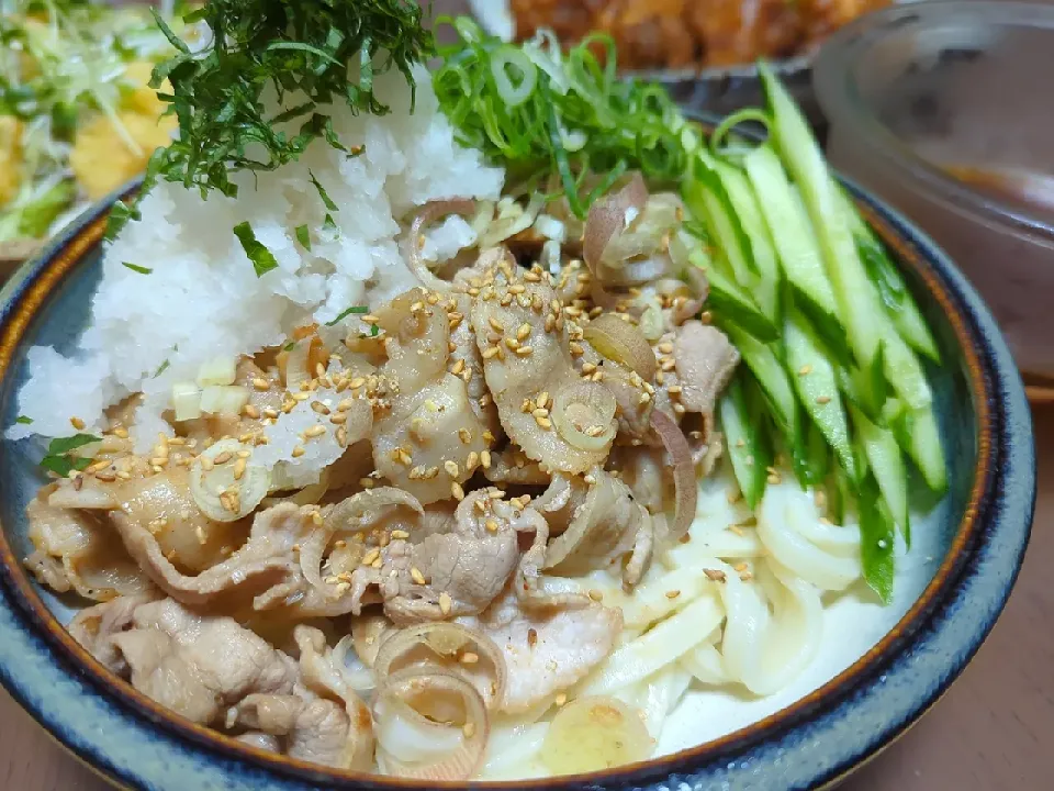 鬼おろしスタミナ冷やしうどん|河zooさん