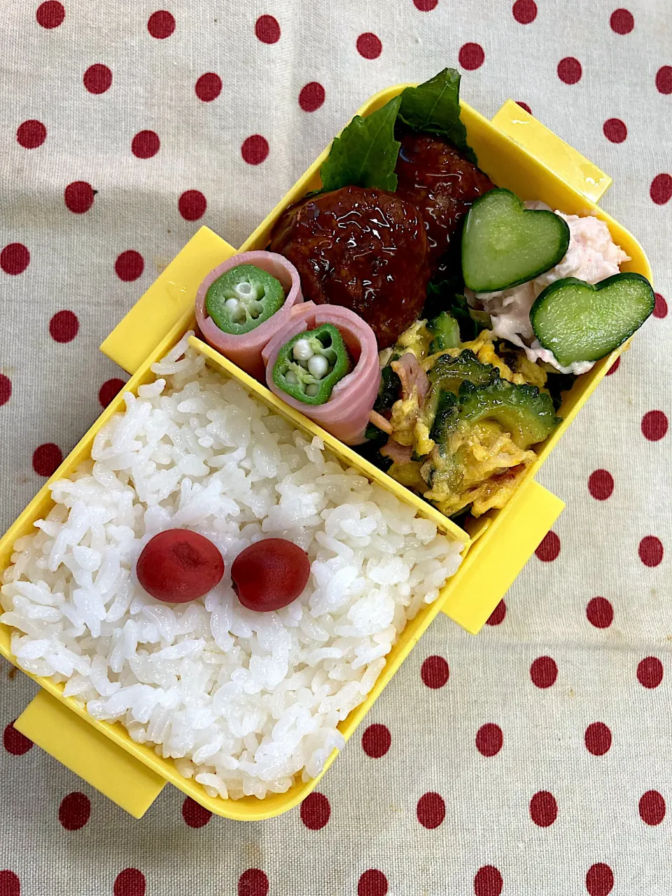 Snapdishの料理写真:7月27日 今日も猛暑 弁当🍱|sakuramochiさん