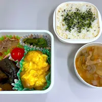 タルタル鶏胸肉南蛮、ナスのヒタヒタ、昆布ピーマン、豚大根、トマト、菜葉ご飯|world_herさん