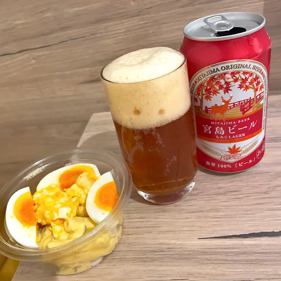 宮島ビール もみじLAGER
たまごが主役のマカロニサラダ|T. Wonderさん