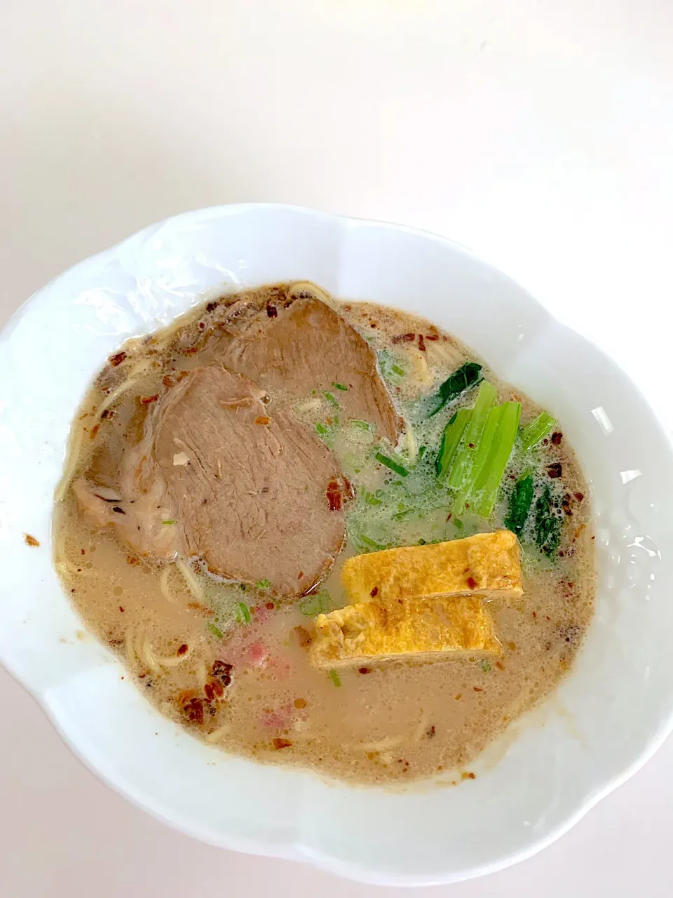 Snapdishの料理写真:鹿児島ラーメン🍜|プクママさん