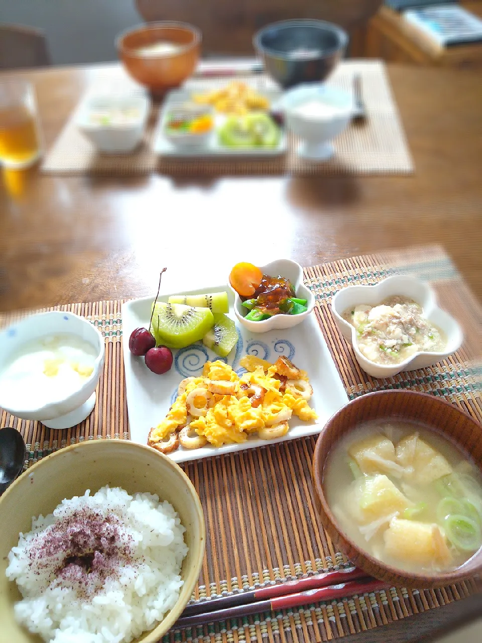 朝ごはん🌅！|まめころさん