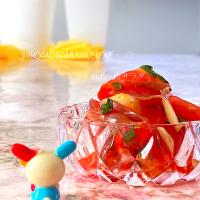 夏野菜たっぷりポン酢でサラダ