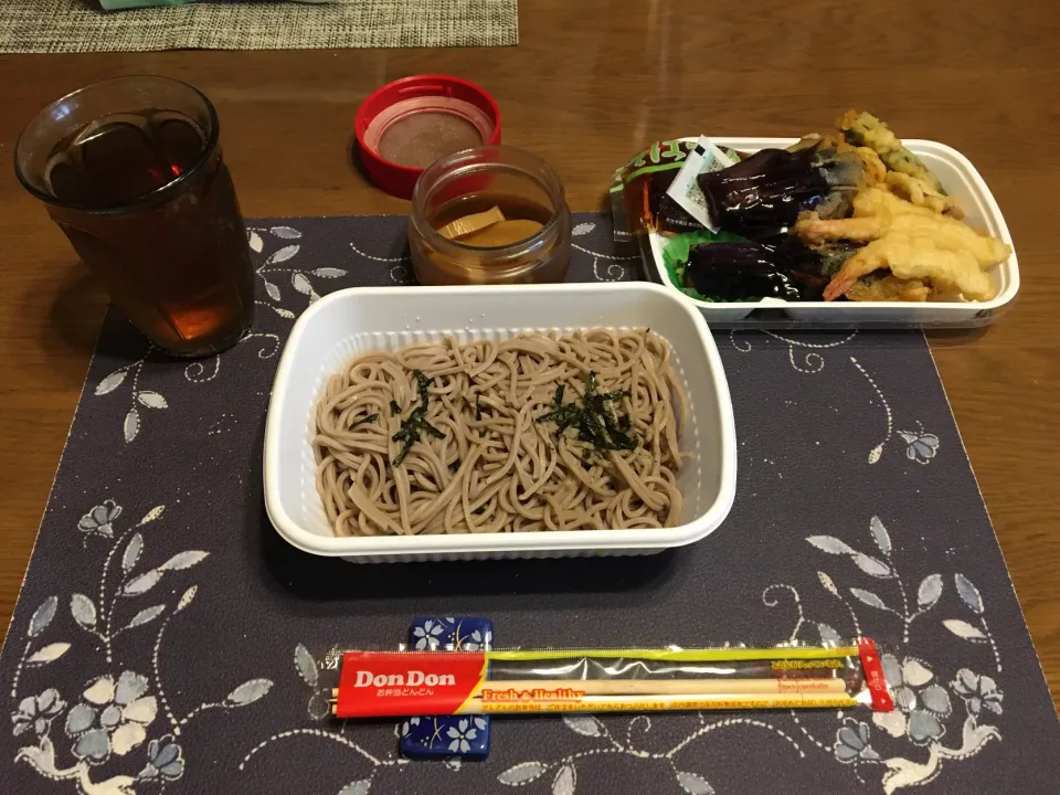 なす天ざる弁当(昼飯、どんどん弁当)|enarinさん