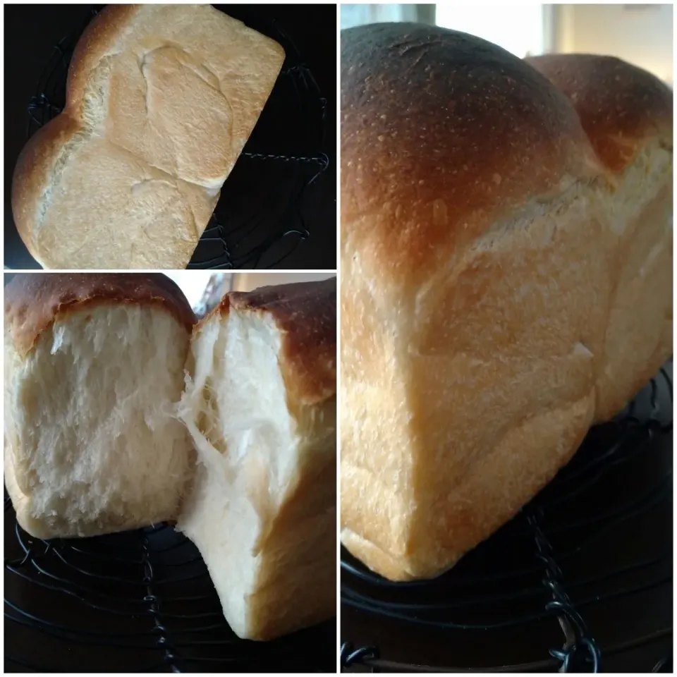 桃酵母の中種で山食🍞|とだともさん