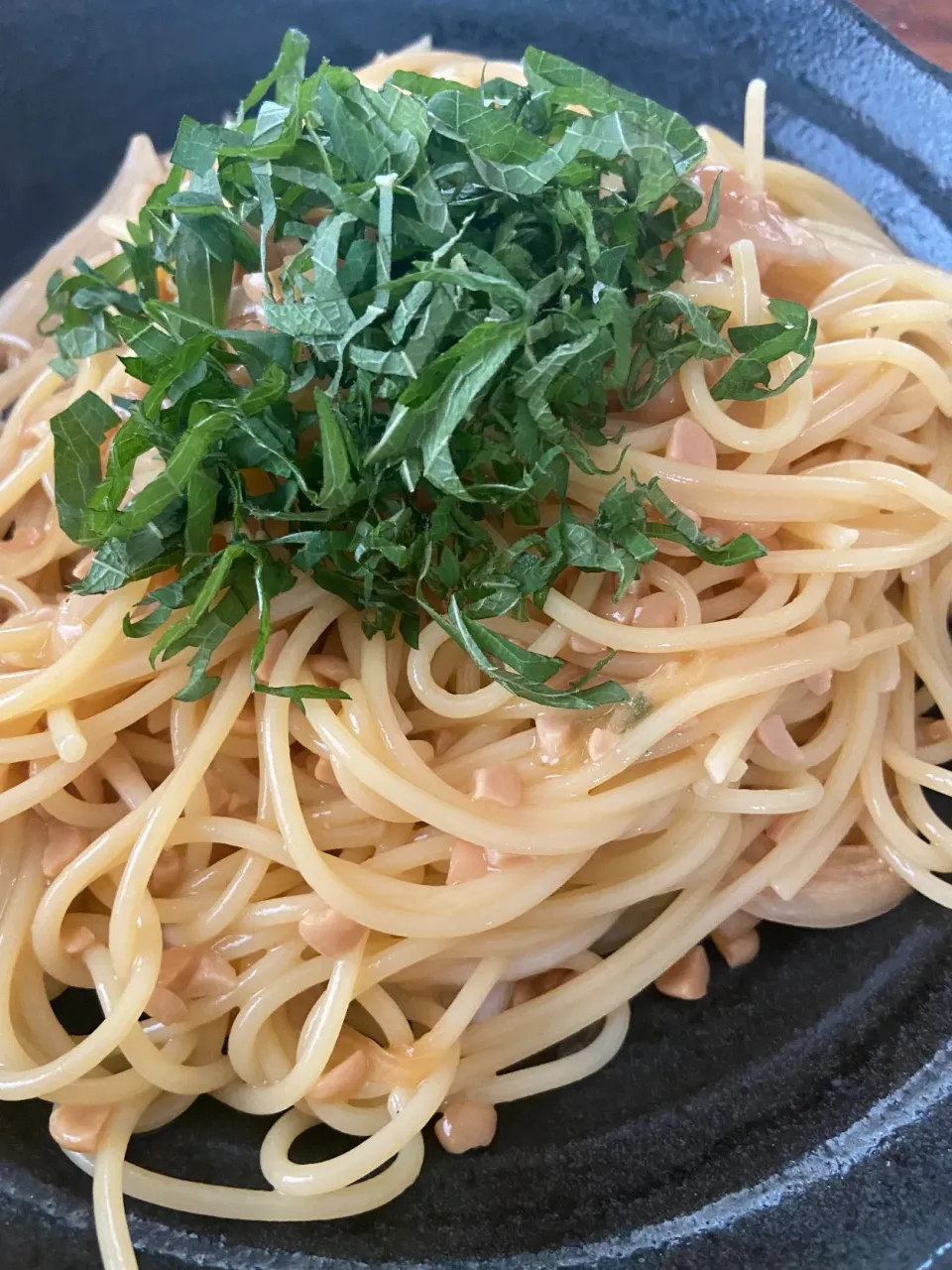 納豆冷製パスタ|ぽみさん