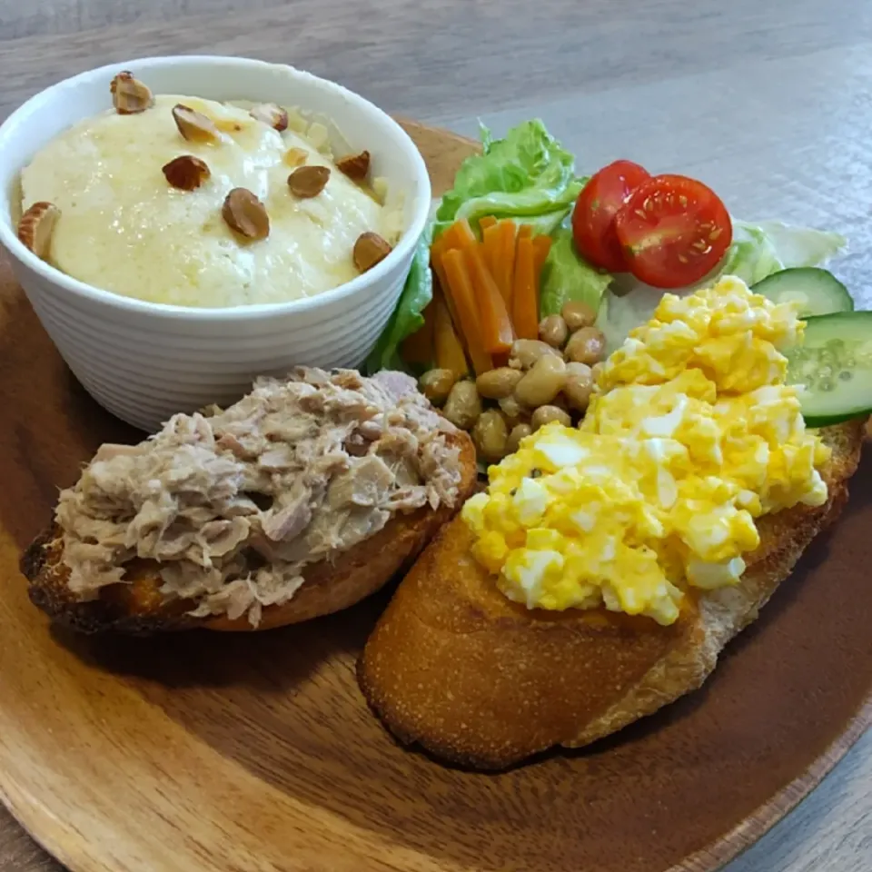 Snapdishの料理写真:朝ごはん|milkさん