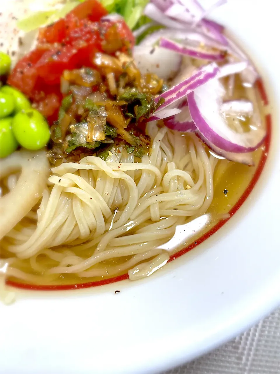 morimi32さんの料理 豚しゃぶベースの冷しラーメンスープ|morimi32さん