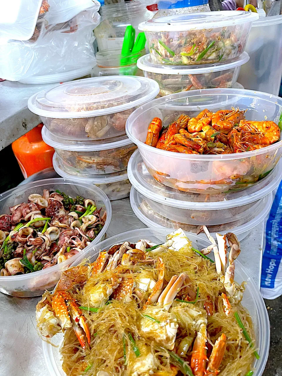 Set seafood from (ចែយួន 751) SIHANOUKVILLE|Choeunさん