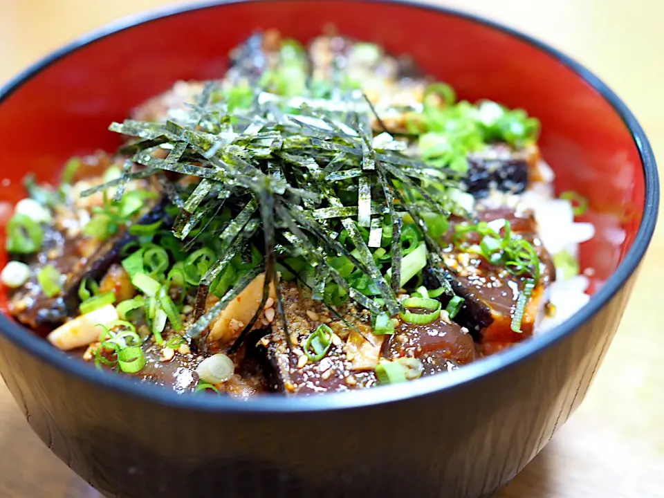 暑い夏に食べたいカツオたたき丼|こあらパパ🐨さん