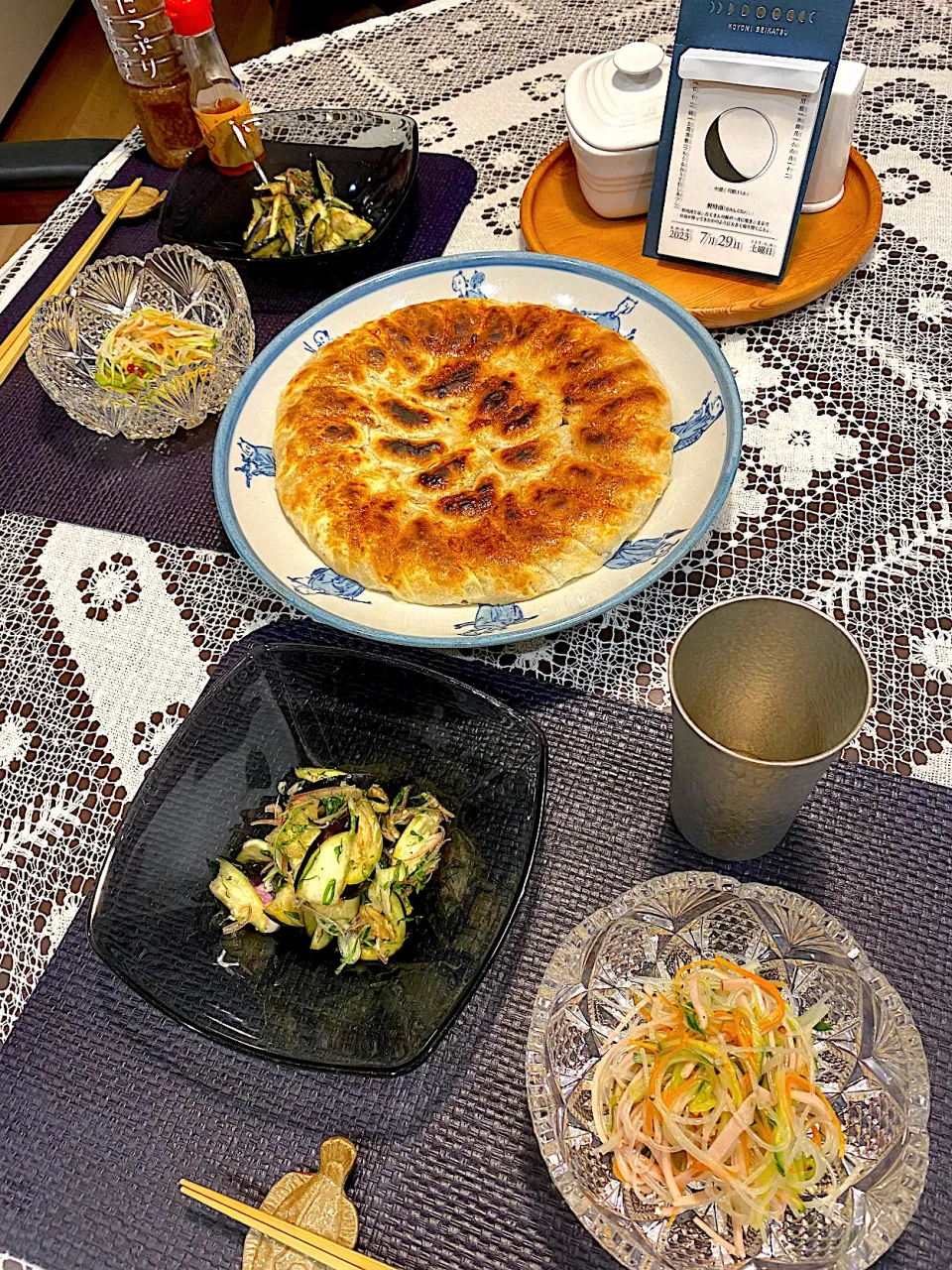 焼き餃子、春雨サラダ|papinさん