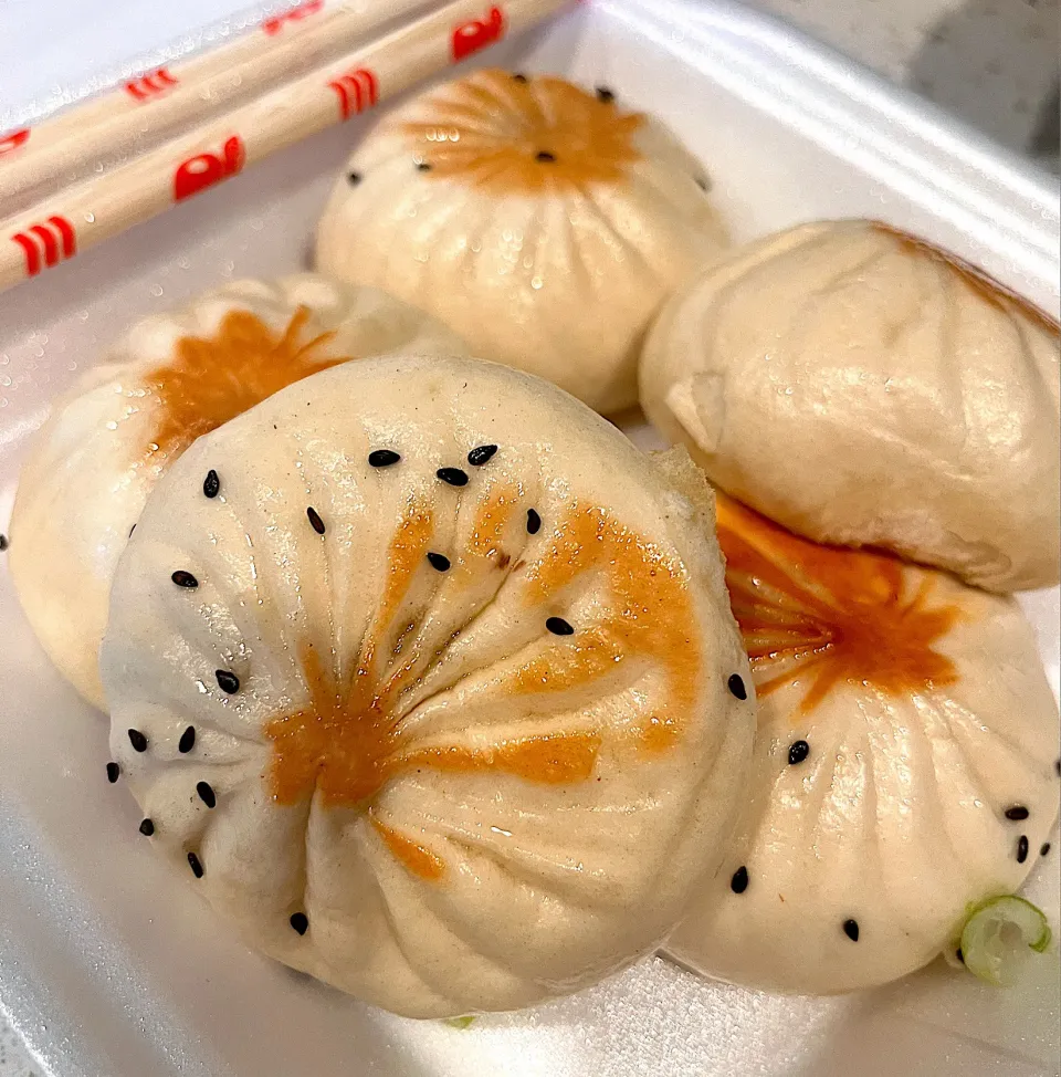 Pan fried steamed bao|🌺IAnneさん