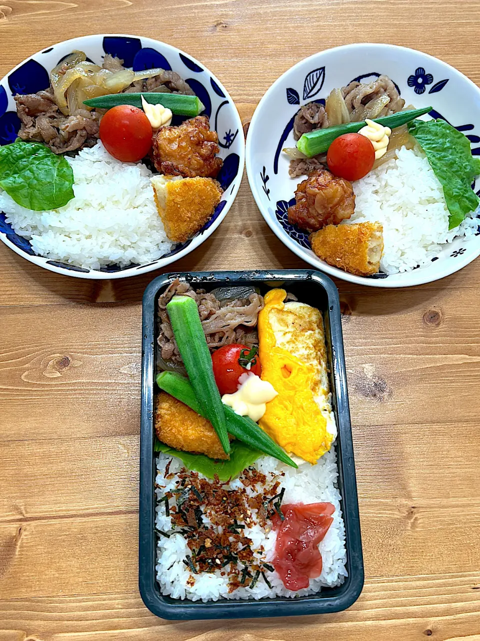 今日のお弁当です。(^^)夏休み弁当🍱|地蔵菩薩さん