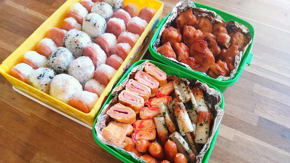 夏休みお出かけ弁当🍱|puniさん