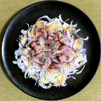 鯵のカルパッチョ