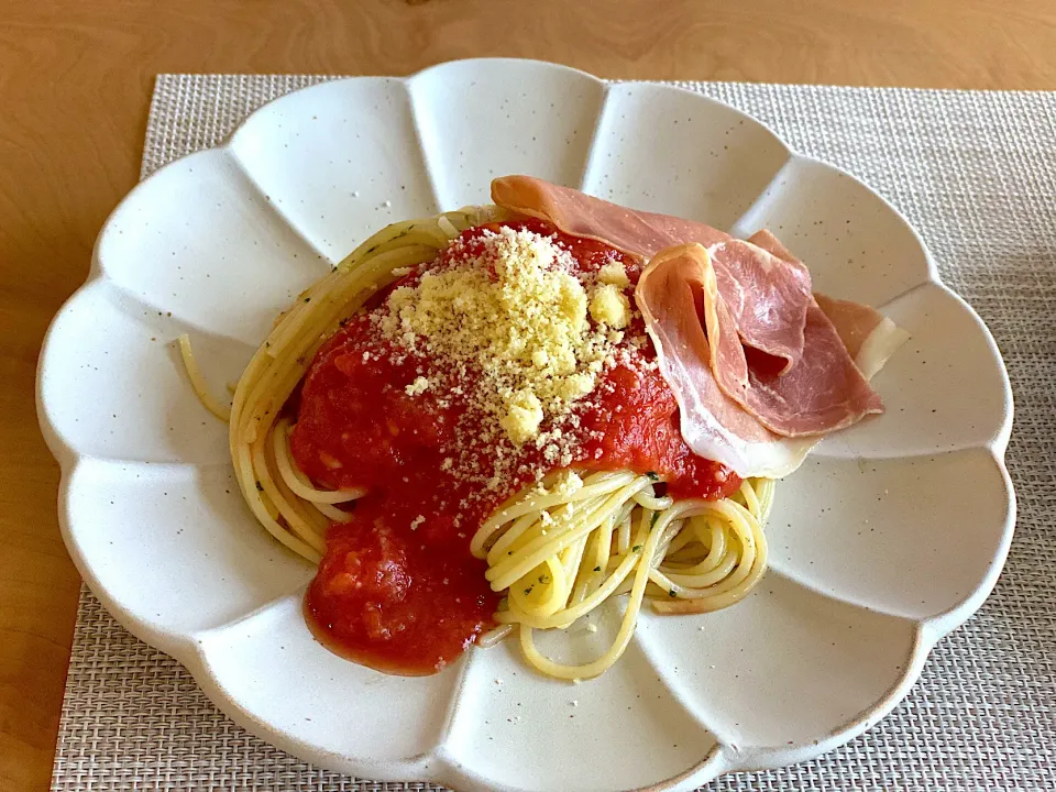 トマト冷製パスタ|ショコラブランさん