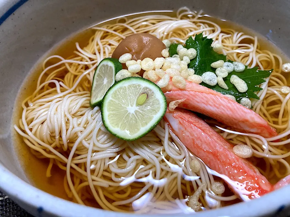 夏のだしぶっかけ素麺|S.Ishiharaさん