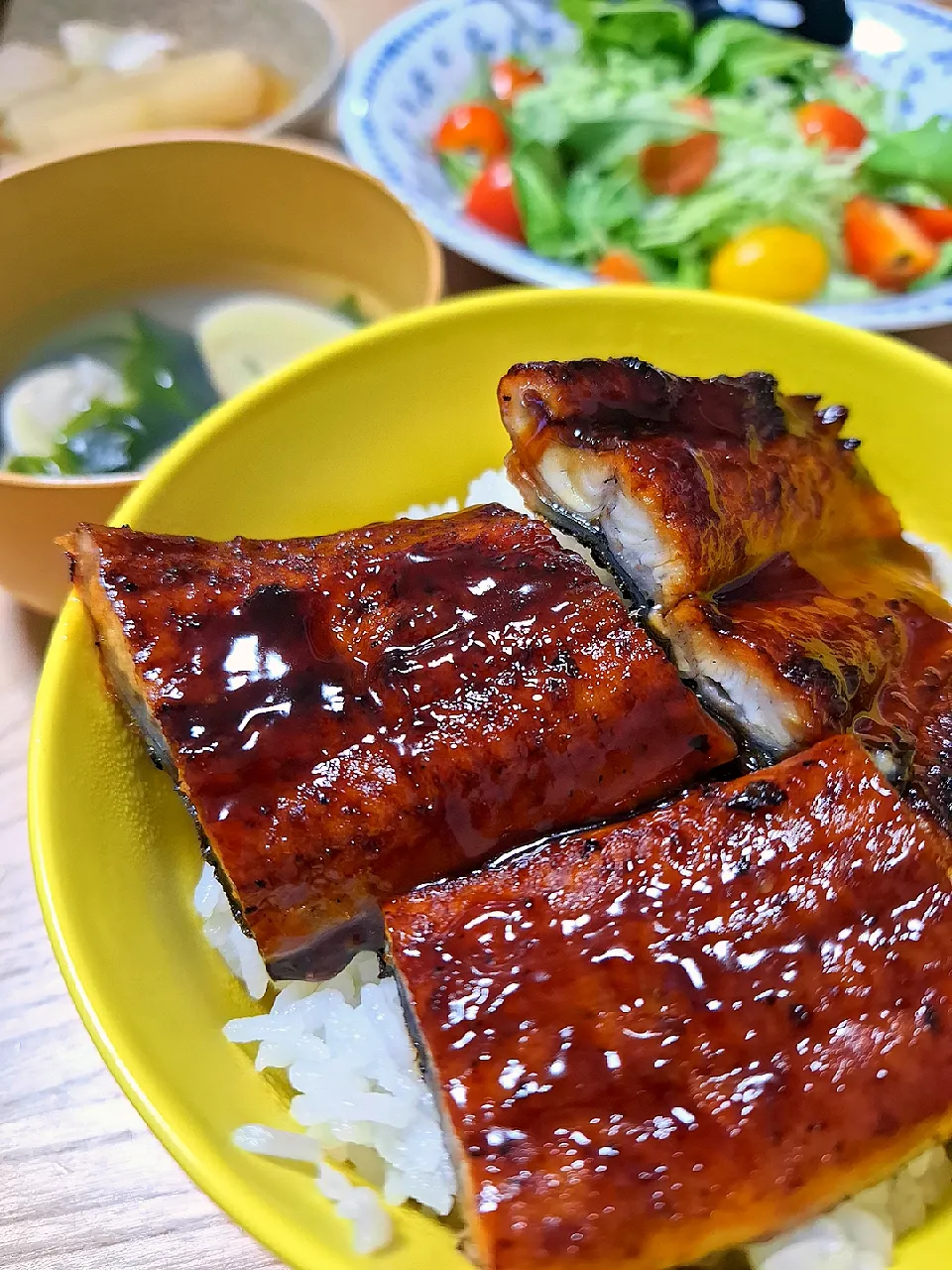 今日はうな丼！(中国産やけど💦)|こももさん