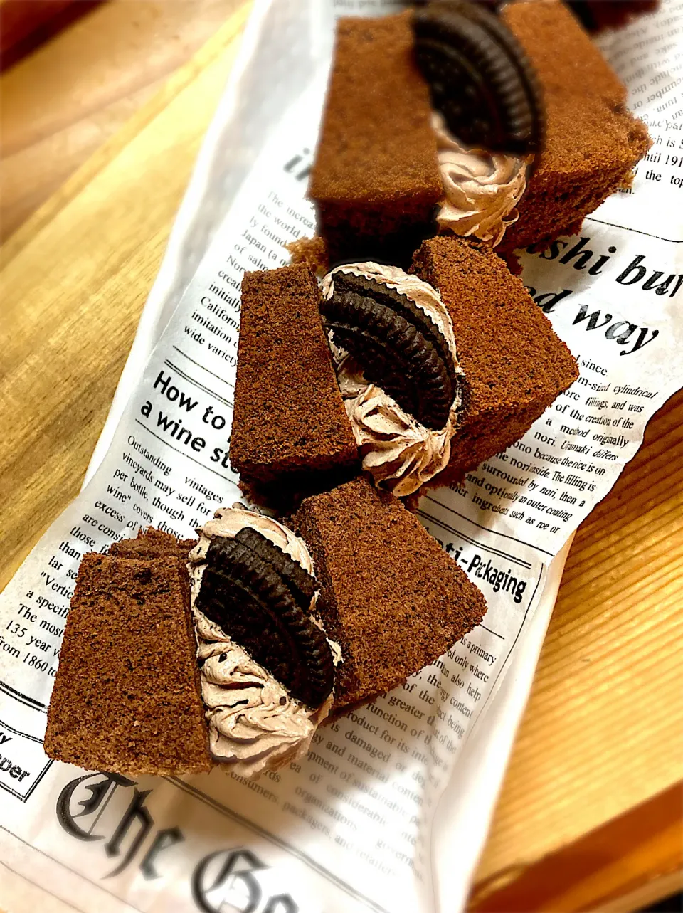 シフォンケーキアレンジ|真珠きょうだいママさん