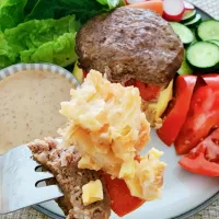 Crumpet Stack with Veggies & Sesame Dip|5Spoonfuls🍴さん