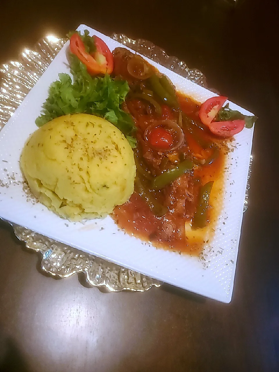 Brownstewfish and Polenta|wendyannfrater@gmail.comさん