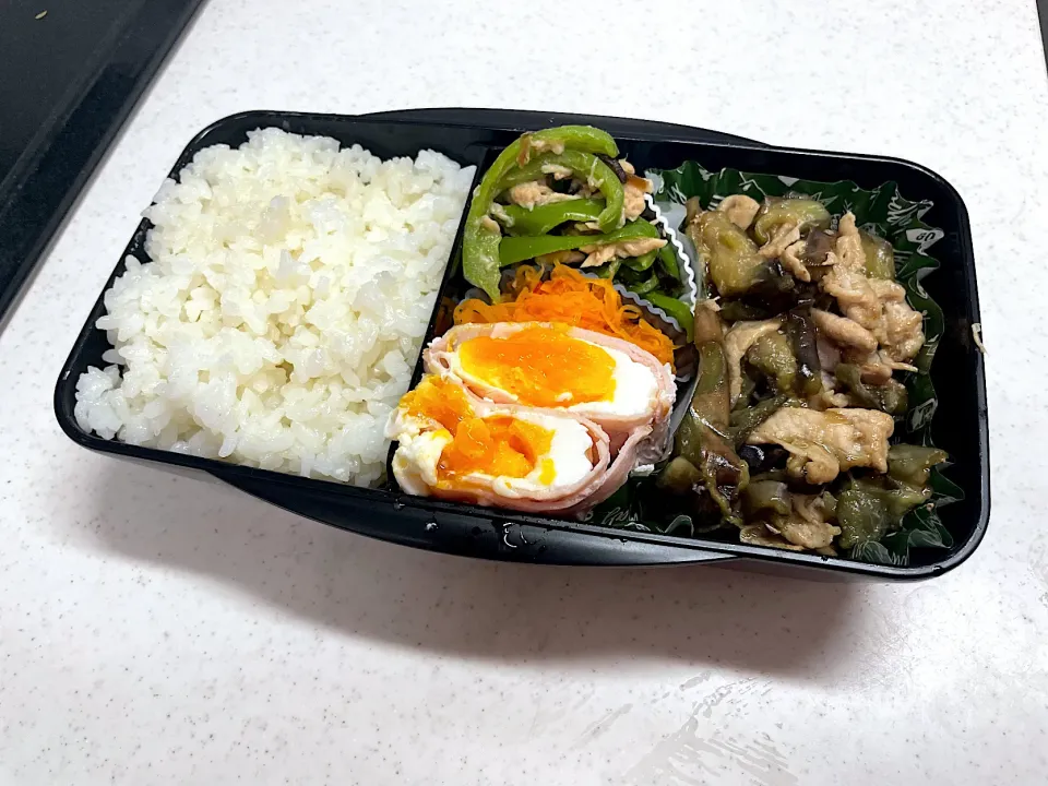 7/31 彼氏弁当⁂豚肉となすのオイスター炒め弁当|ゆさん