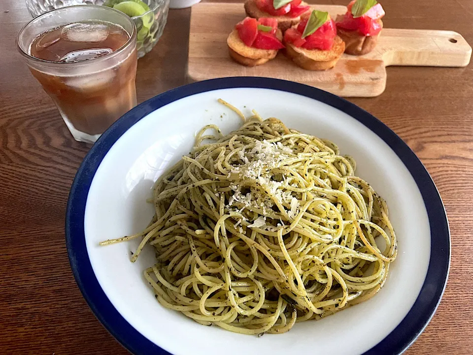 ジェノベーゼパスタ🍝|yummy tommyさん