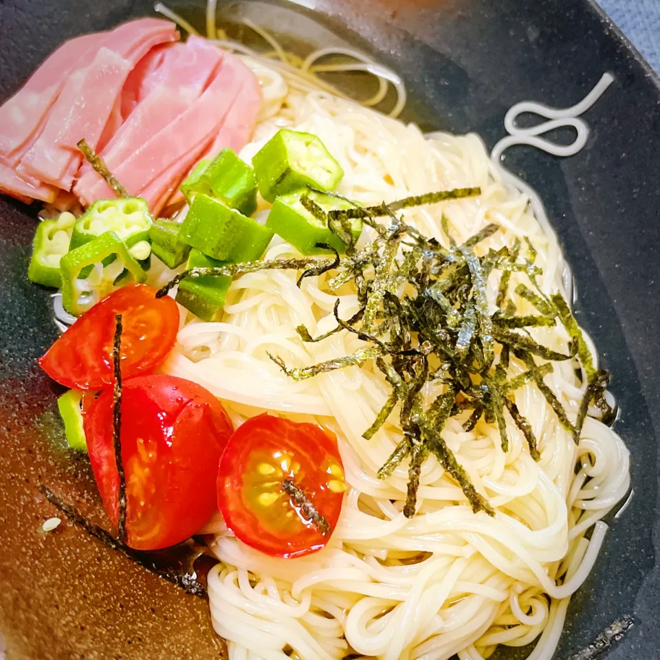 朝から簡単ぶっ掛けそうめん|kazzz3さん