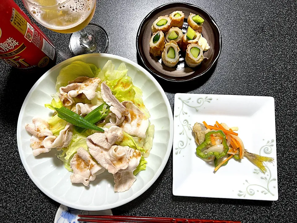 Snapdishの料理写真:本日の晩酌お料理|emiさん