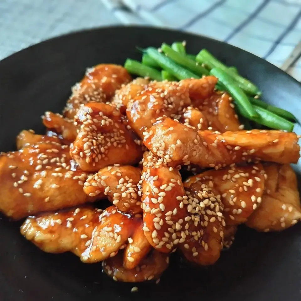 甘辛ゴマチキン|ポトスさん