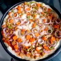 Chicken sausage pizza|Mitaさん