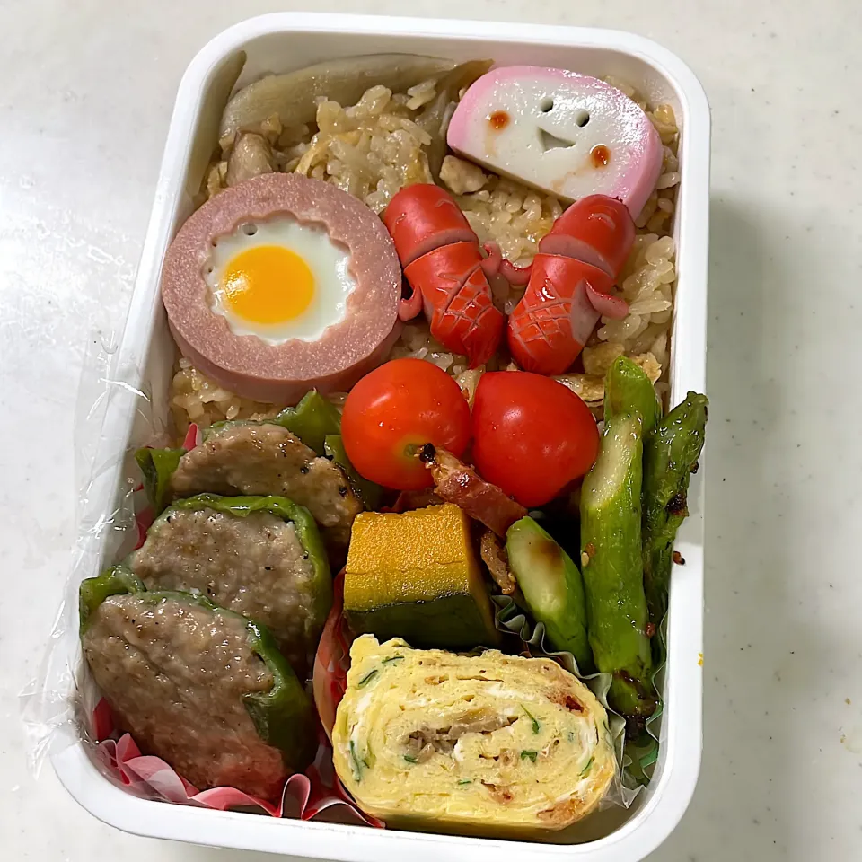 Snapdishの料理写真:2023年8月1日　オレ弁当♪|クッキングおやぢさん