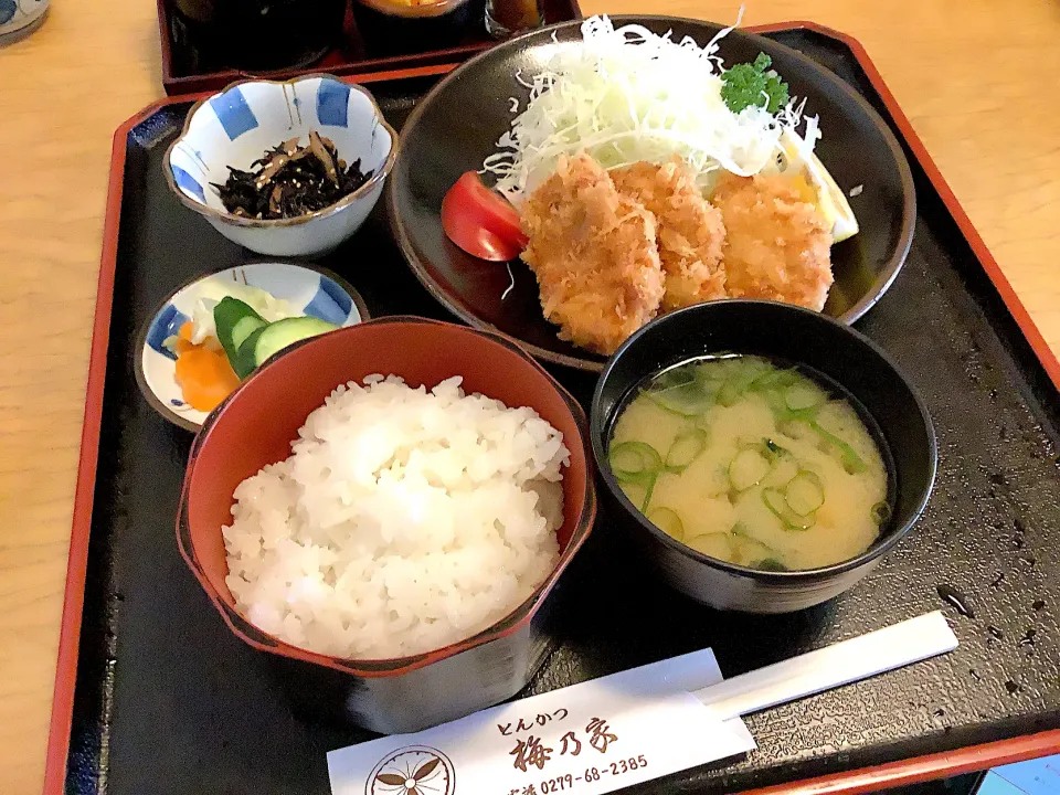 Snapdishの料理写真:上州豚のとんかつ定食😋|アライさんさん