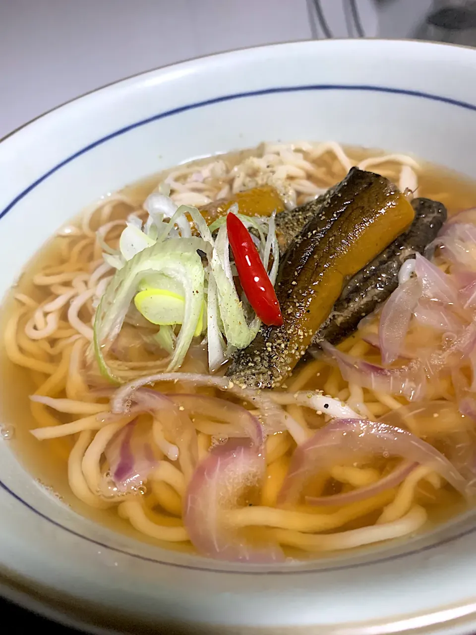 田鰻と自家製の麺。2023.4.9。|FU-TEN 古原貴大さん