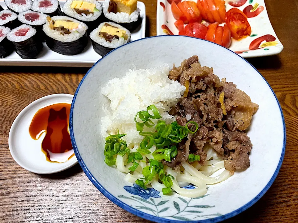 鬼おろし肉ぶっかけうどん|yummy tommyさん