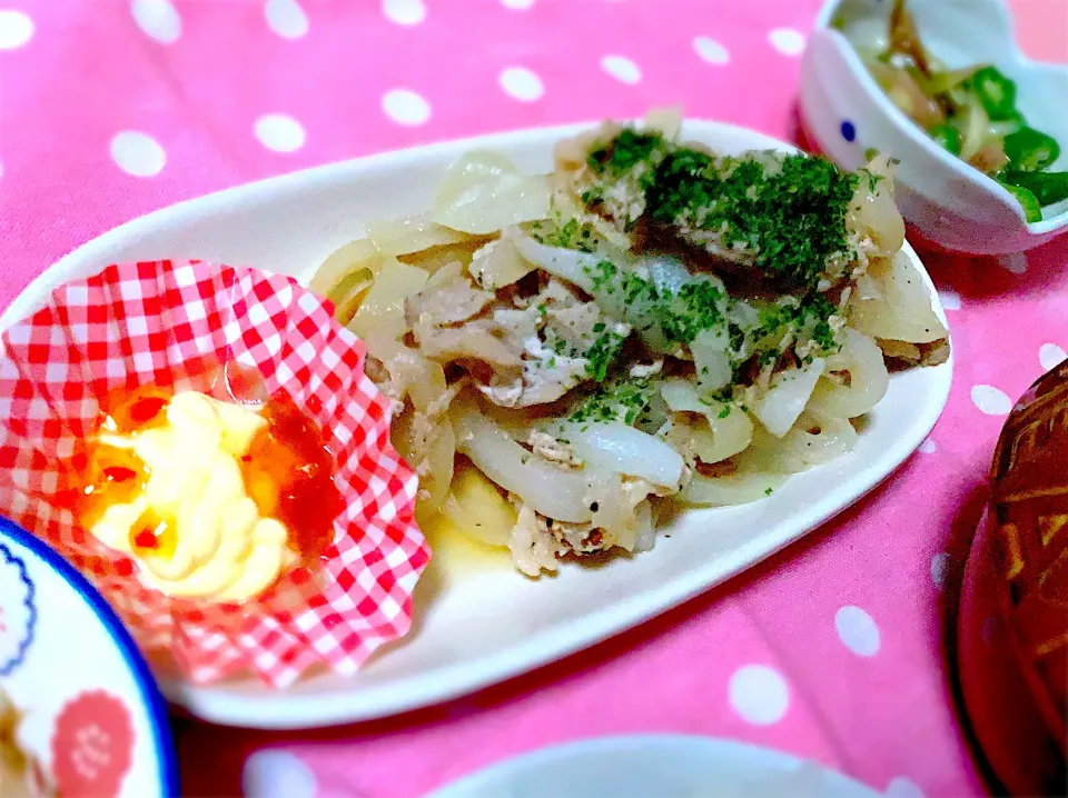 ♡豚バラ塩胡椒焼肉♡|たにしさん