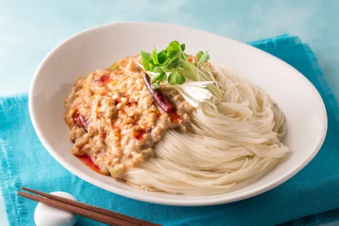 汁なし担々そうめん|マルコメ キッチンさん