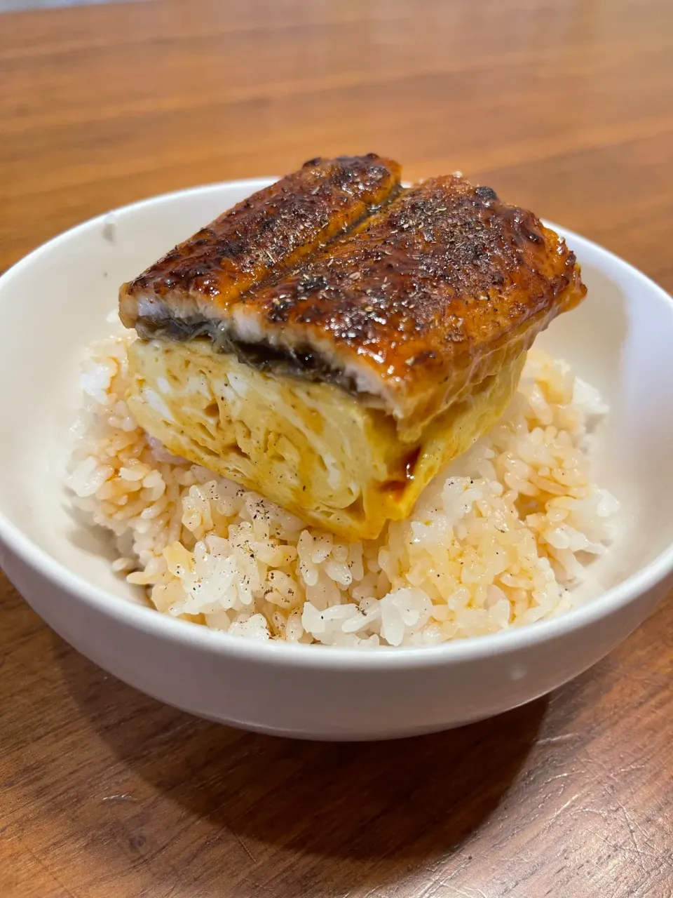 Snapdishの料理写真:うな玉丼|ゆういんしゅさん