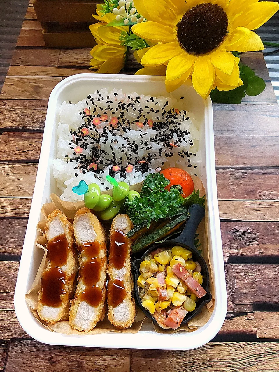 豚カツ弁当🍱|クータンさん